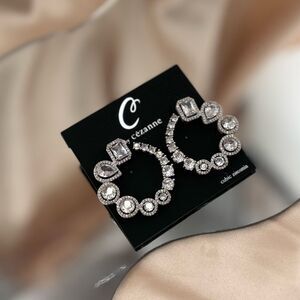 Cezanne Crystal Hoop Earrings – Stunning & Unique